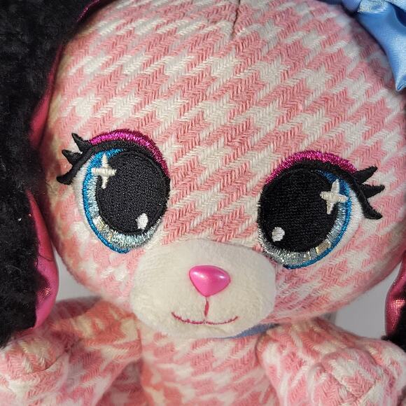 GUND P.Lushes Pets Cala Basset Hound Plush Pink Bow 6" Stuffed Animal Stuffie - Picture 3 of 16